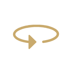 Outline of 360 graphic with arrow